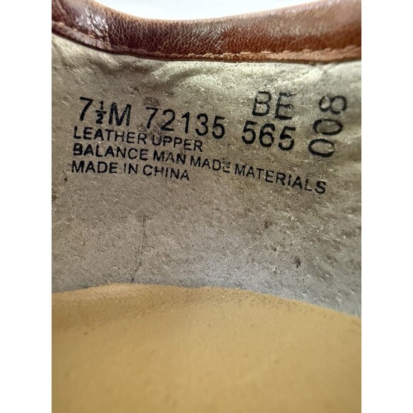 Crossroads Women's Leather Loafers Size 7.5 Carmel Brown Classic Slip-On Flats - Picture 7 of 9